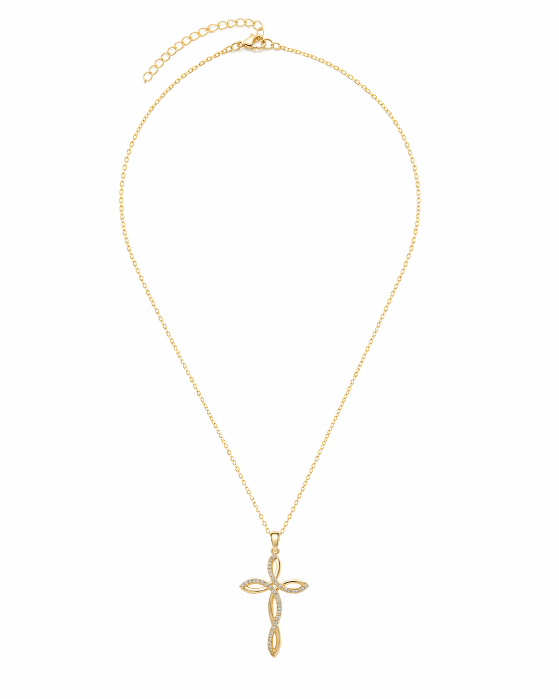 Infinity Cross Necklace