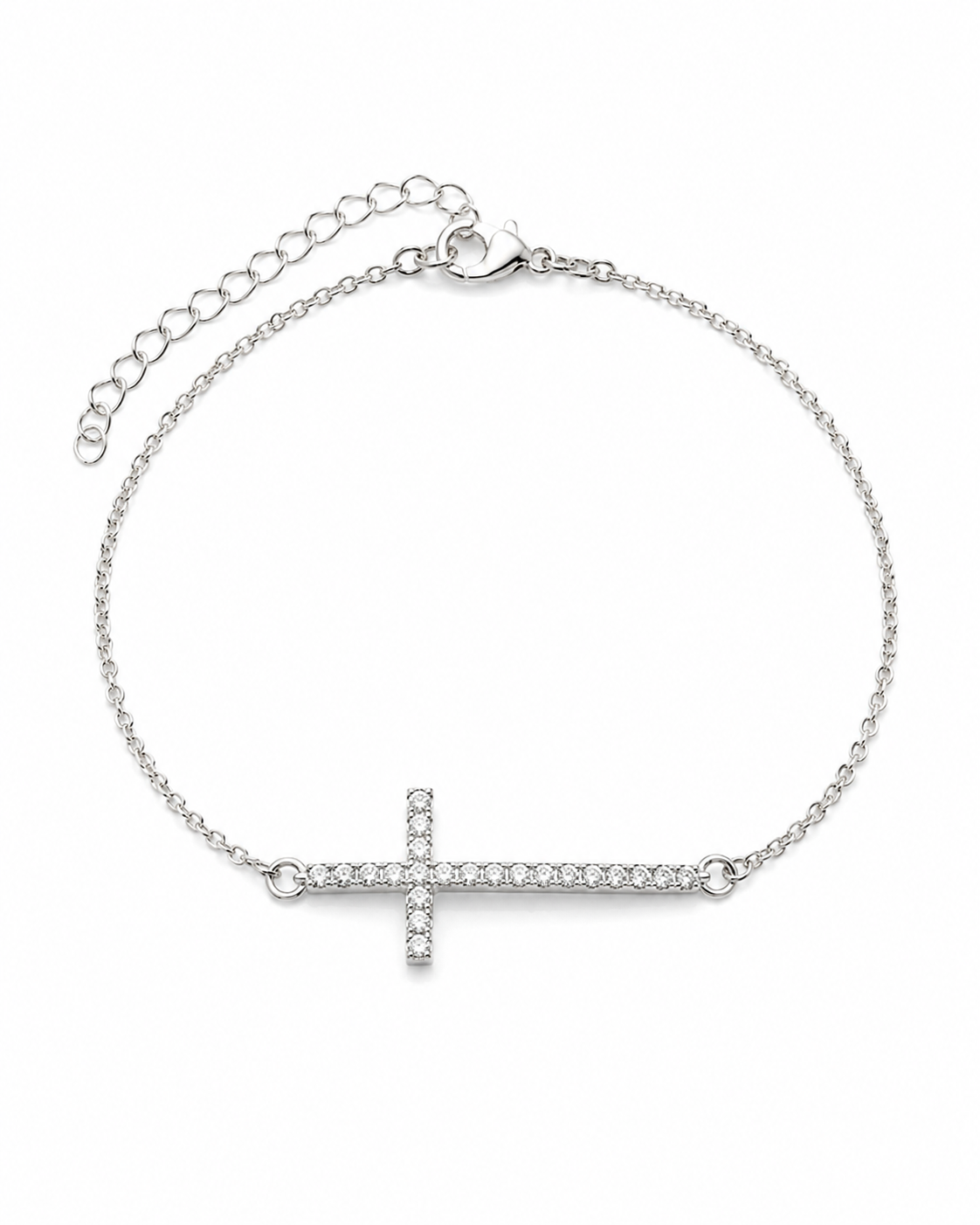 Sideways Cross Bracelet