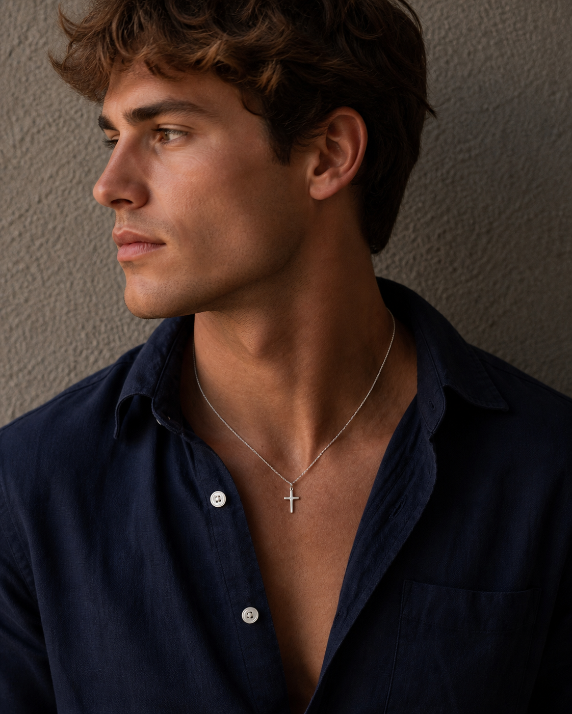 Men’s Faith Cross Necklace