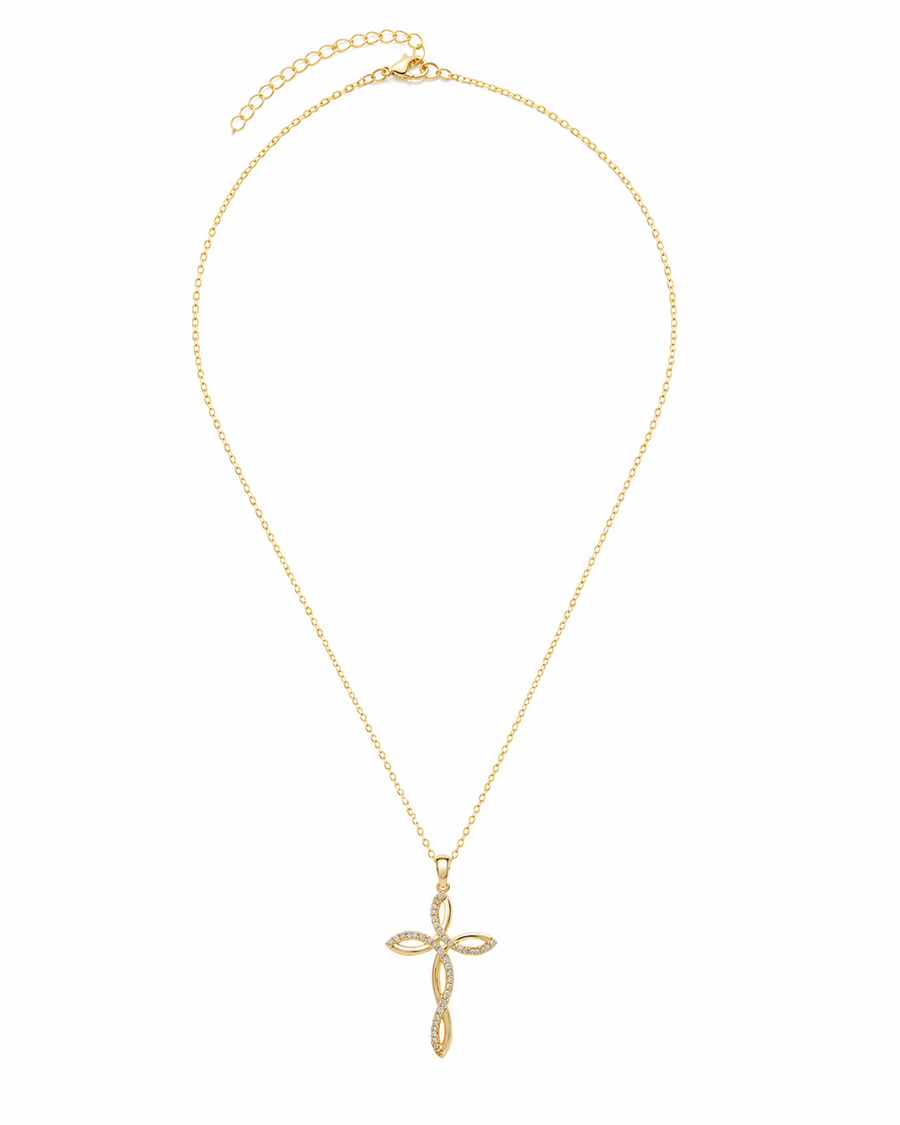 Infinity Cross Necklace